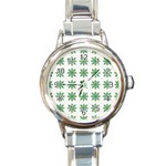 Reign Of Nature Round Italian Charm Watch Front