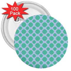 Gustavia 3  Buttons (100 Pack)  by deformigo