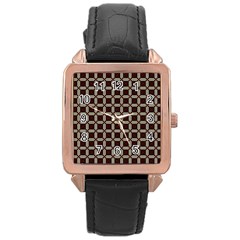 Pertamini Rose Gold Leather Watch  by deformigo