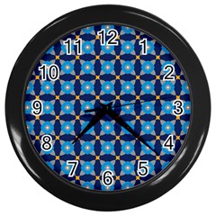 Nevis Wall Clock (black) by deformigo