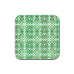 Rondinara Rubber Square Coaster (4 Pack)  by deformigo