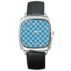 Carriacou Square Metal Watch by deformigo