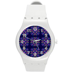 Papiamento Round Plastic Sport Watch (m)