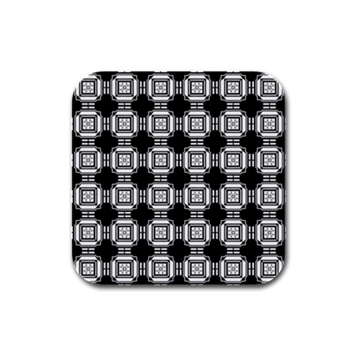 Saba Rubber Square Coaster (4 pack) 