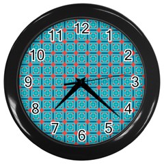 Celerina Wall Clock (black) by deformigo