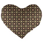 Lumnezia Large 19  Premium Flano Heart Shape Cushions Front