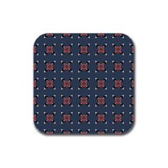 Coreo Rubber Square Coaster (4 Pack)  by deformigo