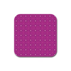 Paomia Rubber Square Coaster (4 Pack)  by deformigo