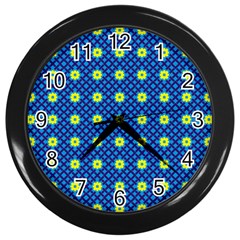 Noreia Wall Clock (black) by deformigo