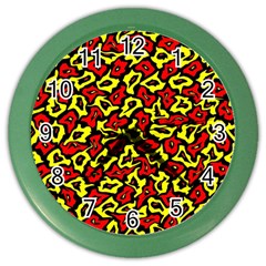 Rby-c-2-9 Color Wall Clock by ArtworkByPatrick