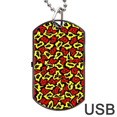 Rby-c-2-9 Dog Tag Usb Flash (one Side) by ArtworkByPatrick