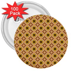 Virginia 3  Buttons (100 Pack)  by deformigo