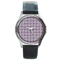 Pincushion Round Metal Watch by deformigo