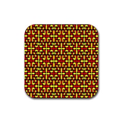 Rby-c-3-3 Rubber Coaster (square)  by ArtworkByPatrick