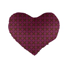 Wisteria Standard 16  Premium Heart Shape Cushions