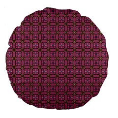 Wisteria Large 18  Premium Flano Round Cushions by deformigo