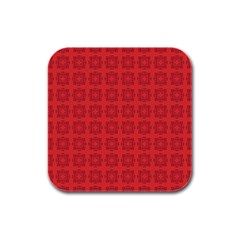 Flander Rubber Square Coaster (4 Pack)  by deformigo