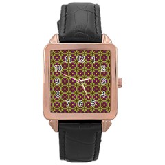 Megara Rose Gold Leather Watch  by deformigo