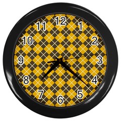 Tomis Wall Clock (black) by deformigo