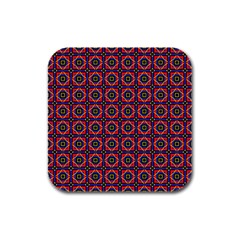 Torenia Rubber Square Coaster (4 Pack)  by deformigo