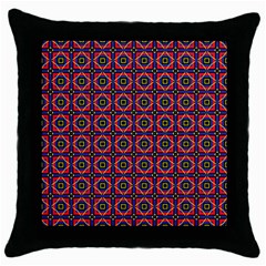 Torenia Throw Pillow Case (black) by deformigo