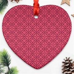 Lantana Heart Ornament (two Sides) by deformigo