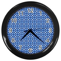 Lagoonis Wall Clock (black) by deformigo