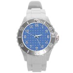 Lagoonis Round Plastic Sport Watch (L) Front