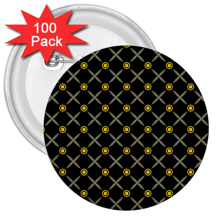 Jazz 3  Buttons (100 pack) 