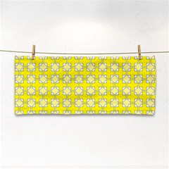 Goldenrod Hand Towel by deformigo