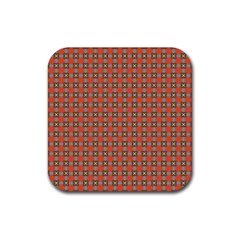 Tithonia Rubber Coaster (square)  by deformigo