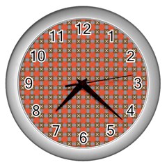 Tithonia Wall Clock (silver) by deformigo