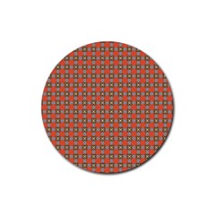 Tithonia Rubber Coaster (round)  by deformigo