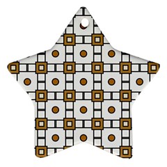 Peola Star Ornament (two Sides)