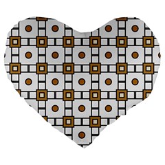 Peola Large 19  Premium Heart Shape Cushions by deformigo