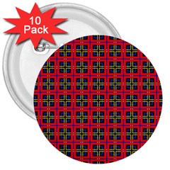 Wolfville 3  Buttons (10 Pack)  by deformigo