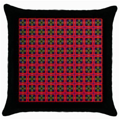 Wolfville Throw Pillow Case (black) by deformigo