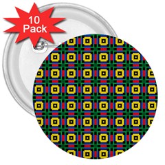 Komodo 3  Buttons (10 Pack)  by deformigo