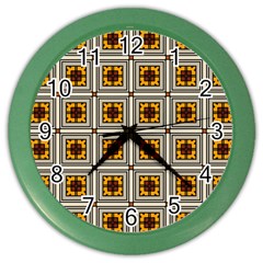 Leptis Color Wall Clock by deformigo