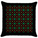 Zambezi Throw Pillow Case (Black) Front