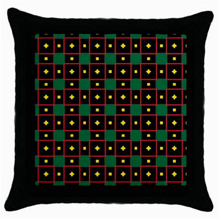 Zambezi Throw Pillow Case (Black)