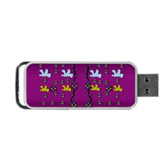 Birds In Freedom And Peace Portable Usb Flash (two Sides) by pepitasart