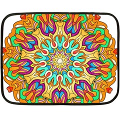 Healing Energy Of My Inner Voice Double Sided Fleece Blanket (mini)  by rafimotion