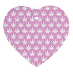 Kawaii Cannabis  Ornament (heart)