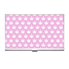 Kawaii Cannabis  Business Card Holder by thethiiird