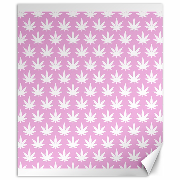 Kawaii Cannabis  Canvas 8  x 10 