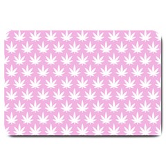 Kawaii Cannabis  Large Doormat 