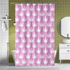 Kawaii Cannabis  Shower Curtain 48  X 72  (small) 