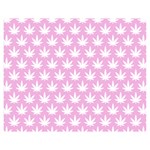 Kawaii Cannabis  Double Sided Flano Blanket (Medium)  60 x50  Blanket Back