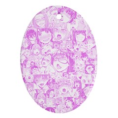 Pink Hentai  Ornament (oval) by thethiiird